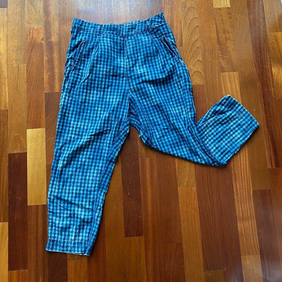Maeve for Anthropologie Bleached Gingham Pants, 14 - Picture 5 of 15